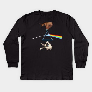 The Dark Side of Hard Light Kids Long Sleeve T-Shirt